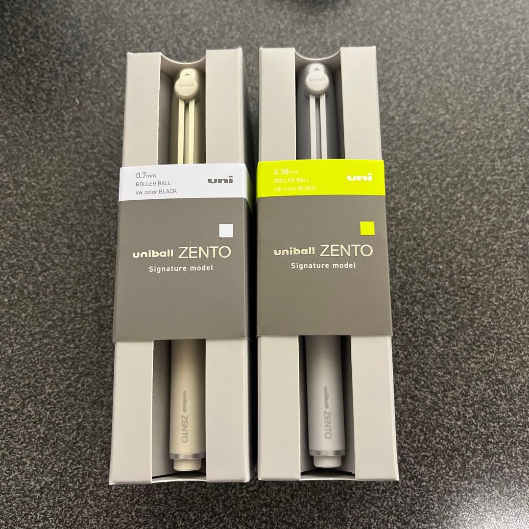 【新品】ユニボールゼント シグ二チャーモデル　シルバー　シャンパンゴールド