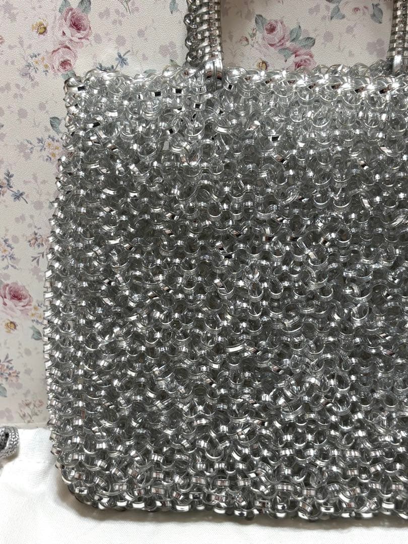 ☆アンテプリマ☆スタンダード ミニアトゥーラ シルバー ワイヤーバッグ