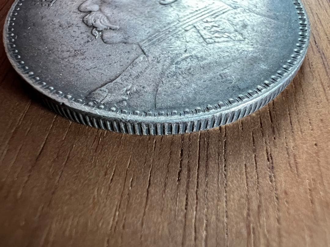 3662【中国銀貨】中華民国八年1919年　袁世凱　壹圓　銀貨　古銭