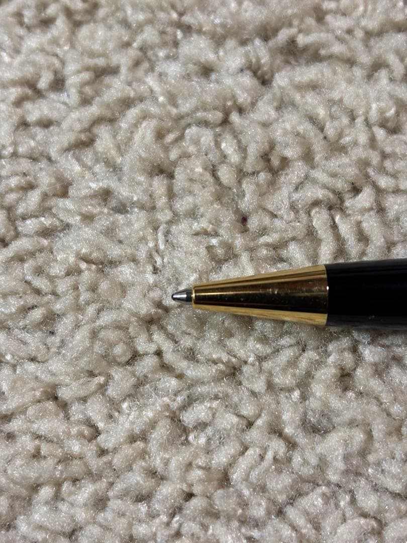 モンブランマイスターシュティックボールペン　ケース・未使用芯黒2本付　ネーム入