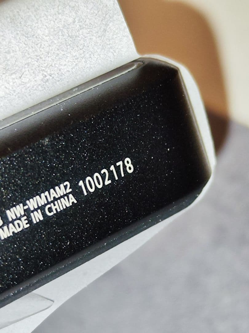 SONY NW-WM1AM2 本体　純正レザーケース