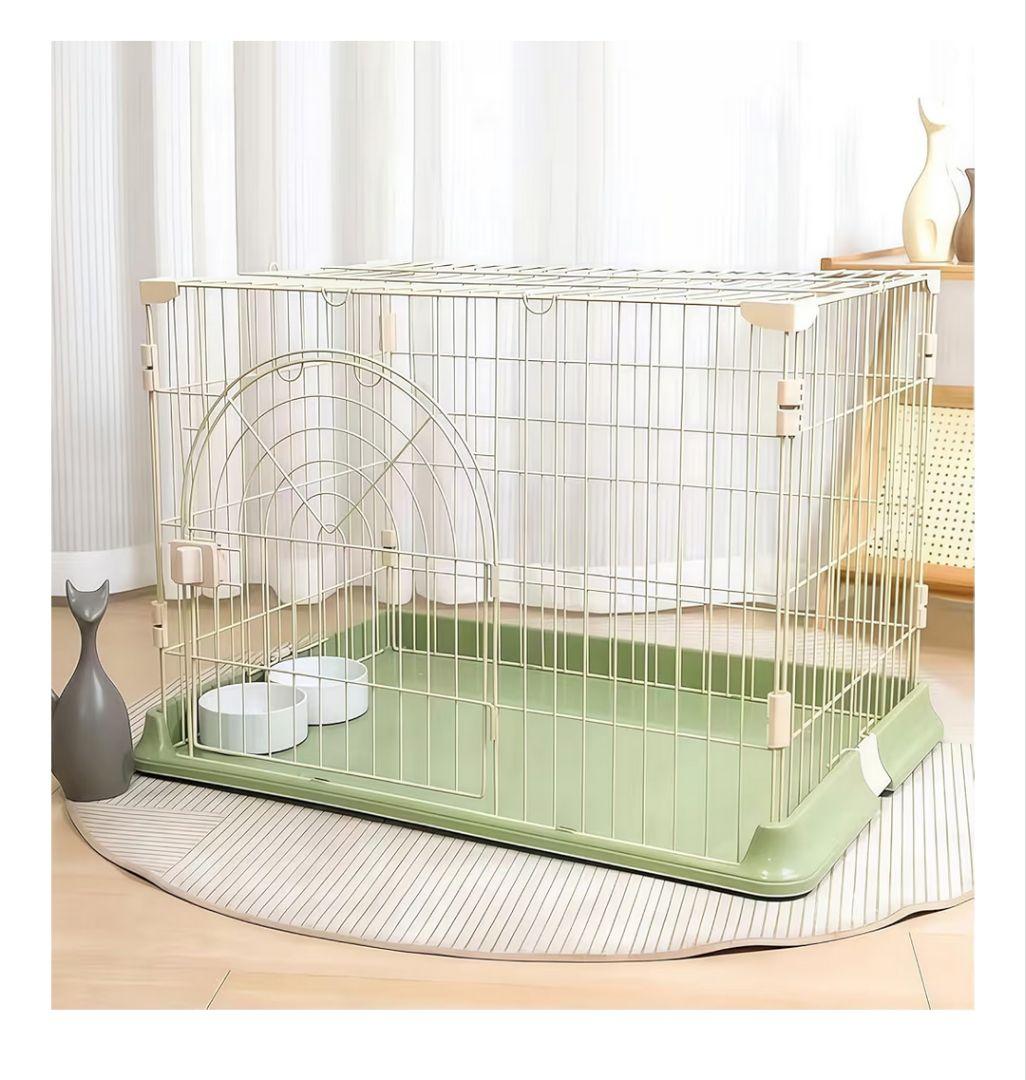 犬 ケージ 犬用サークル ペットケージ 犬 ゲージ 屋根付き　ペットサークル