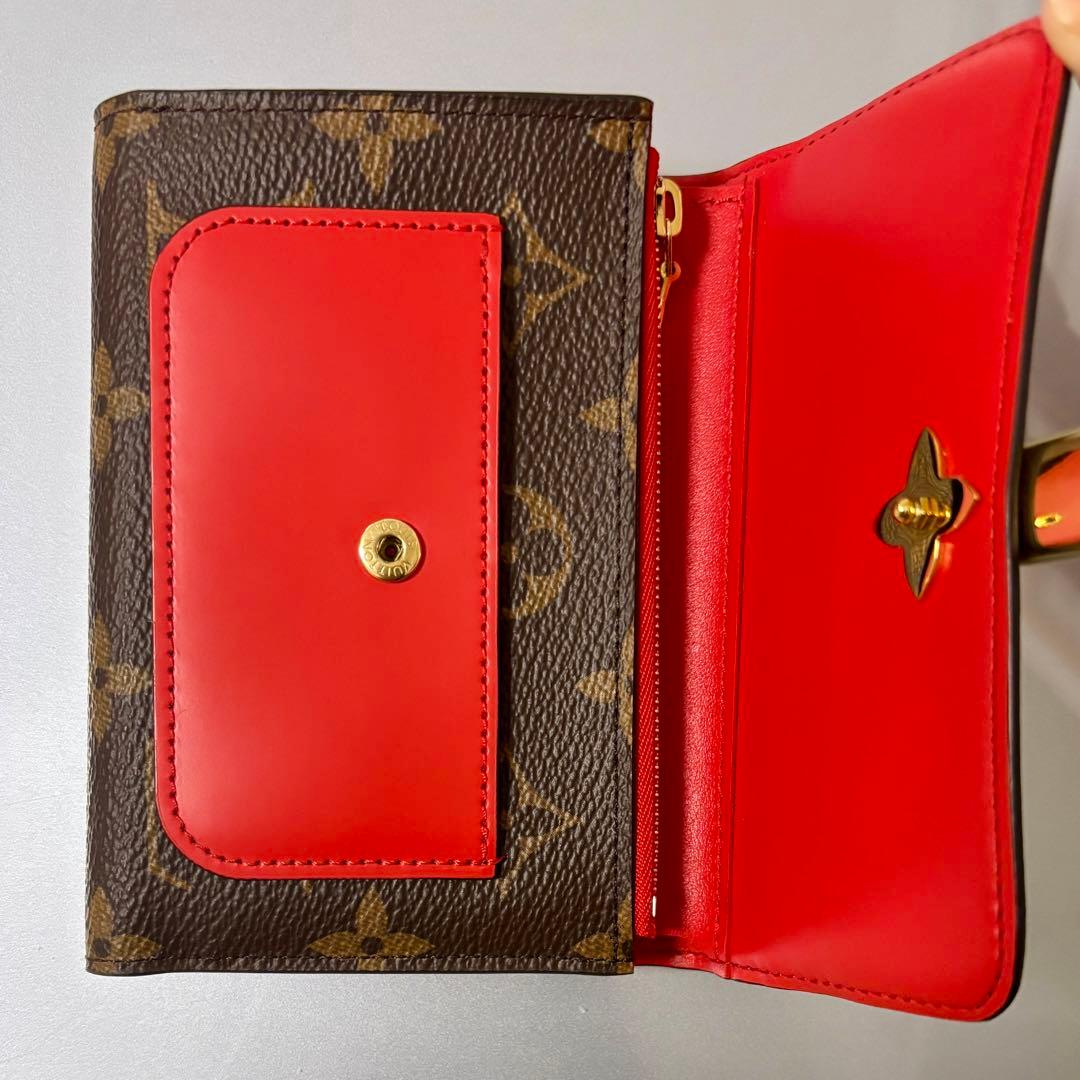 ルイヴィトン ポルトフォイユ・フラワー コンパクト 正規品 美品