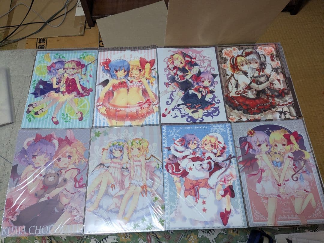 東方project　レミリア＆フラン　A4クリアファイルセット2