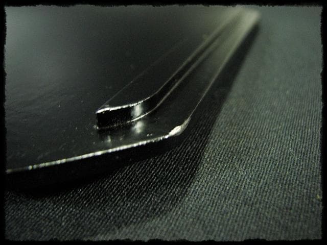 一閑 黒 縁高 片木目 平安 昭斎 渕高重 茶道具 主菓子 菓子器 f200