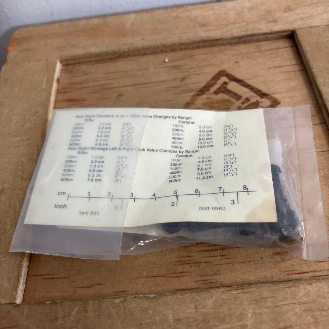 初期型　未使用　米軍実物　KNIGHTS リアサイイト 600 METER ⑩