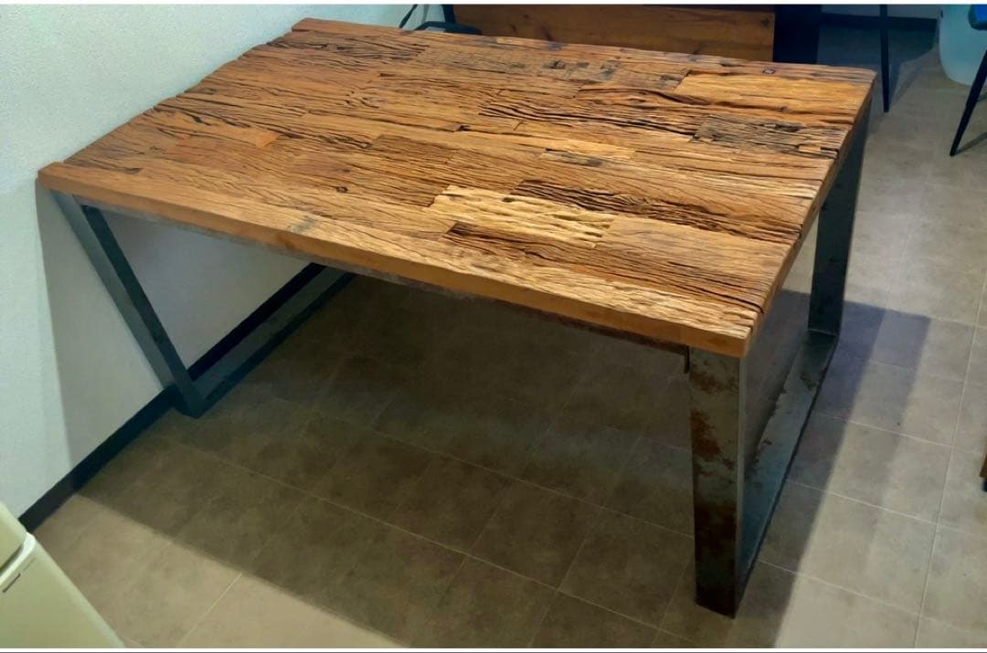 ダイニングテーブル　アンティーク　古材