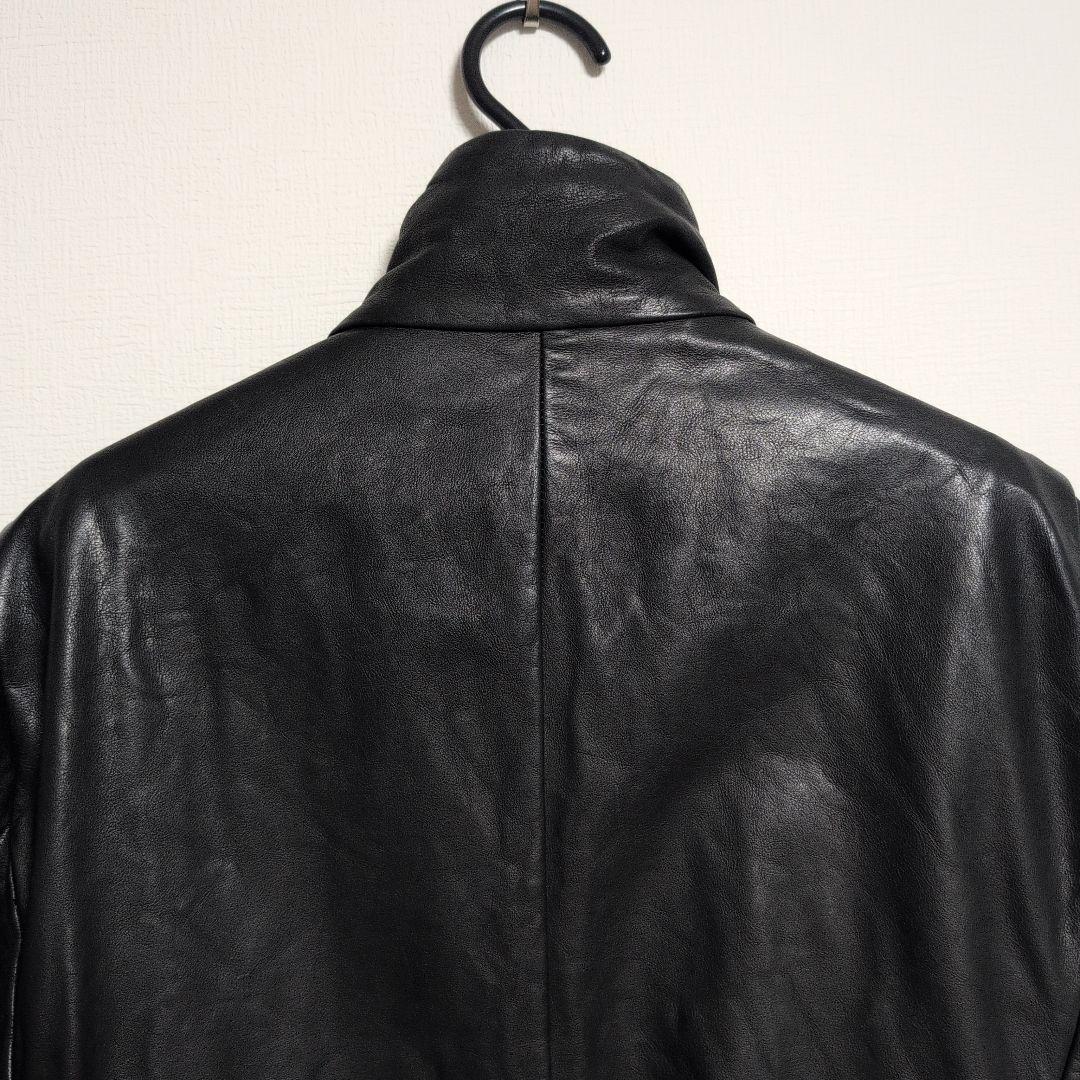 823　c diem レザージャケット　ブラック　ジップ　サイズ4