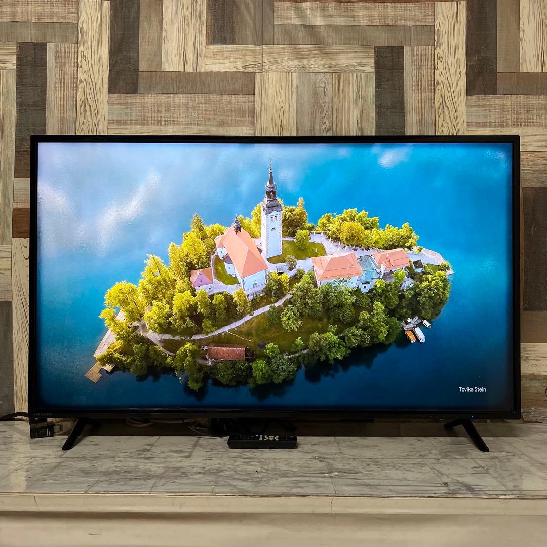 全国送料込❣️IO DATA49型4K液晶ディスプレイスピーカーリモコン付