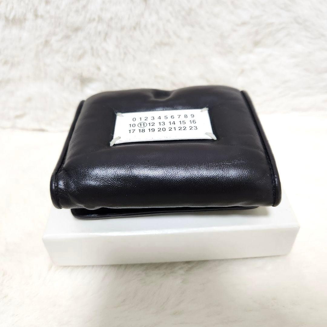 ✨極美品　正規品✨マルジェラ　三つ折り　グラムスラム　カレンダー　ステッチ　黒