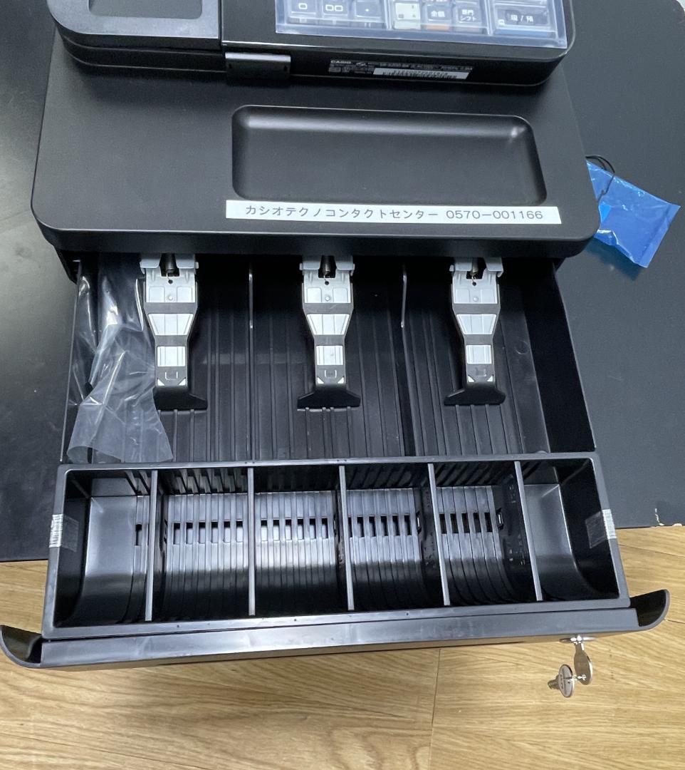 Y♢517 カシオ レジスター SR-S200-BK　ほぼ未使用！