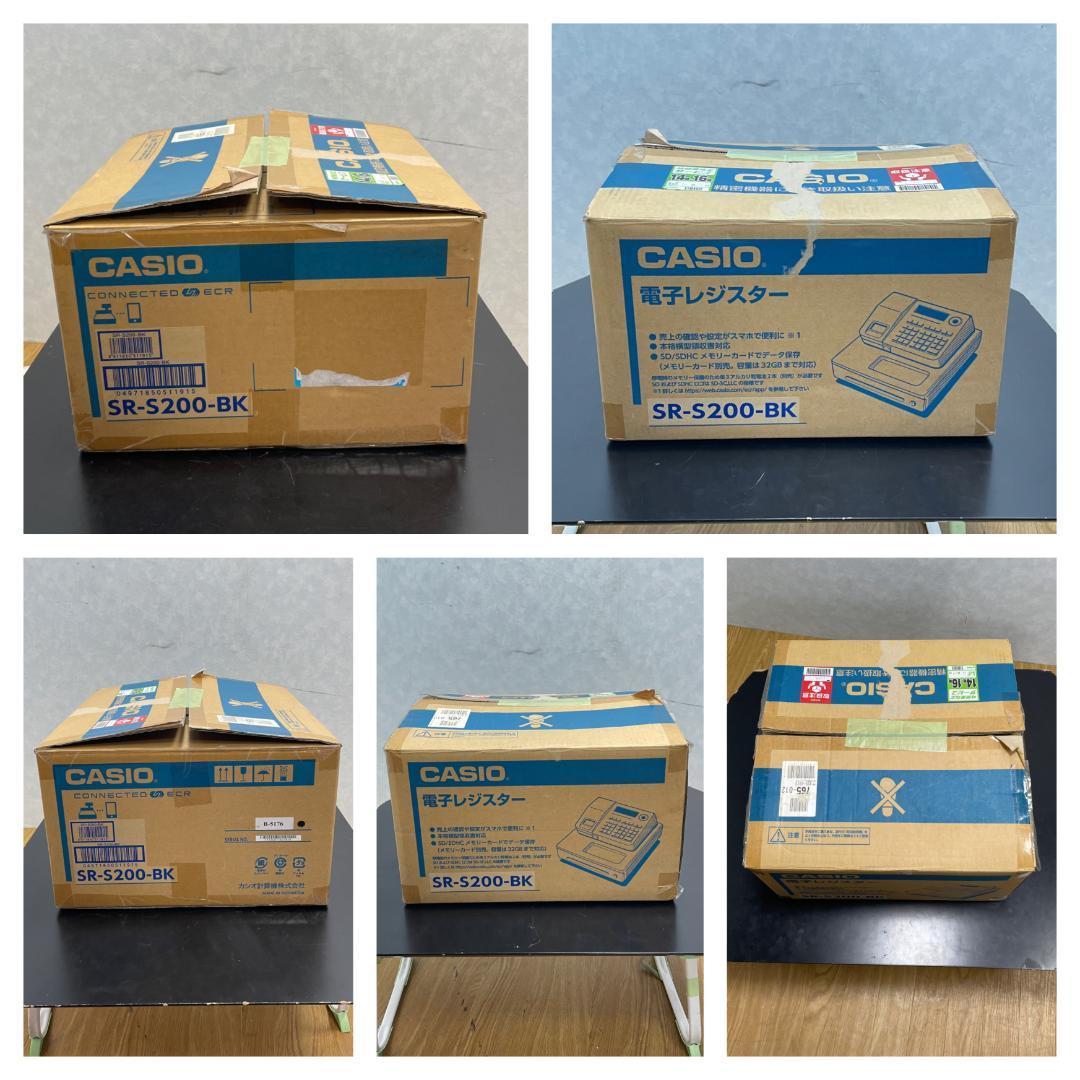 Y♢517 カシオ レジスター SR-S200-BK　ほぼ未使用！