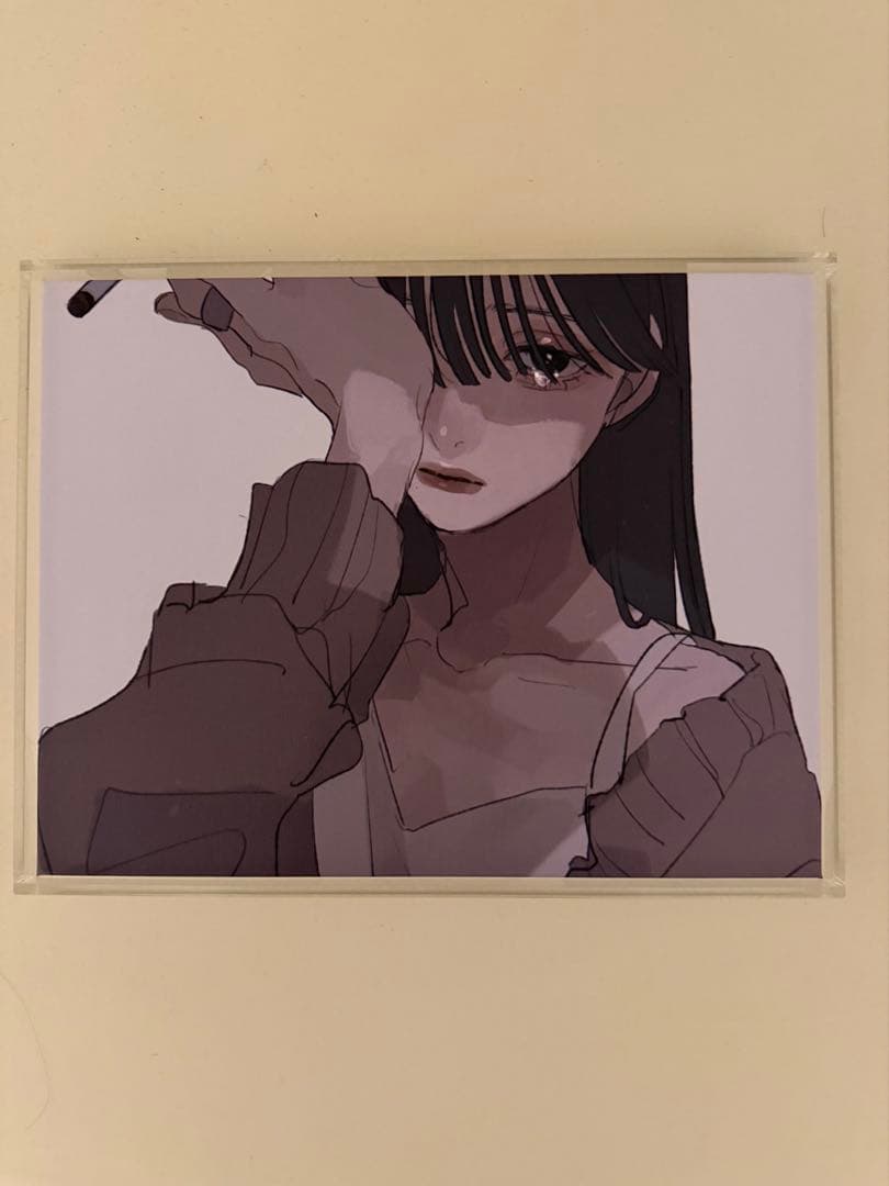 Tamimoon サイン入りアクリル・ガッシュイラスト