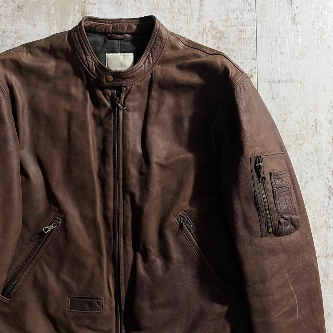 dezert デザート イタリア製 本革 皮革 レザー ライダース ジャケット