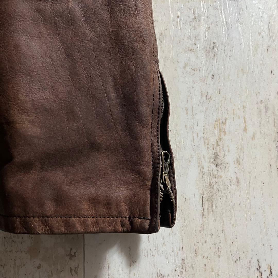 dezert デザート イタリア製 本革 皮革 レザー ライダース ジャケット