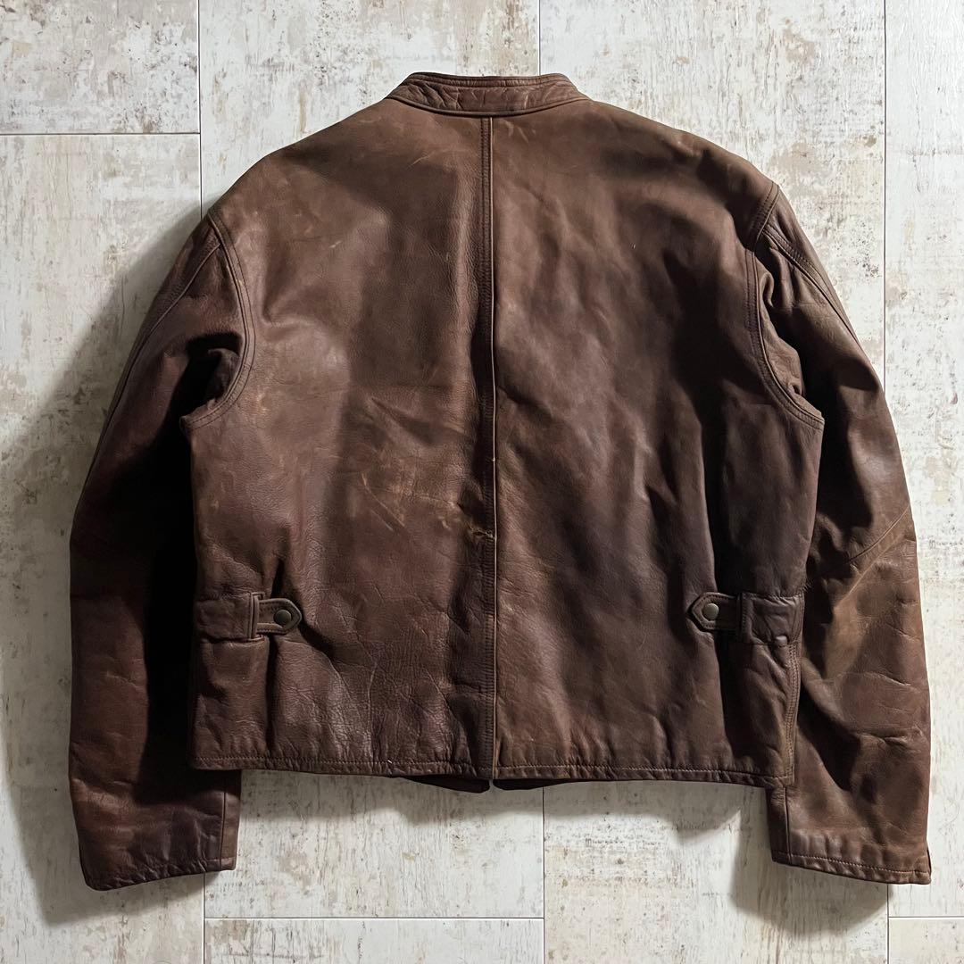 dezert デザート イタリア製 本革 皮革 レザー ライダース ジャケット
