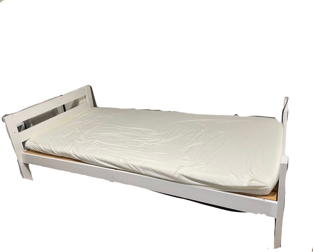 【セナさま専用】シングルベッドフレーム　白