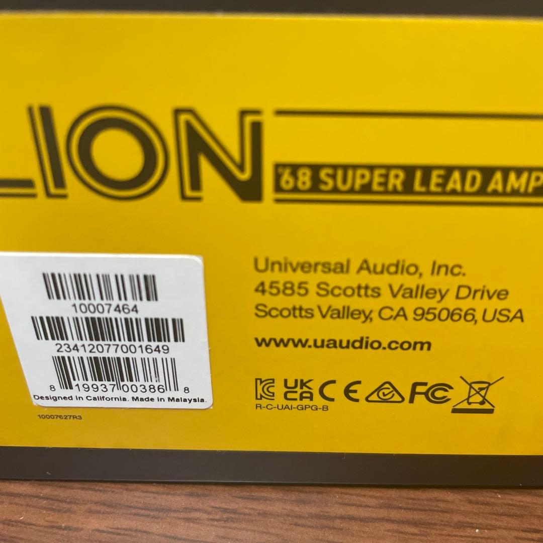 UAFX Lion '68 Super Lead Amp ギターエフェクター
