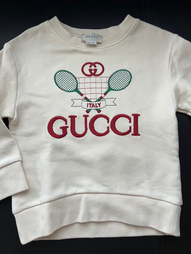 GUCCI テニスモチーフ トレーナー 4（100cm）
