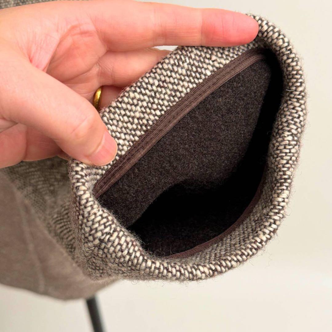 Brooks Brothers 英国製 ツイードハーフコート