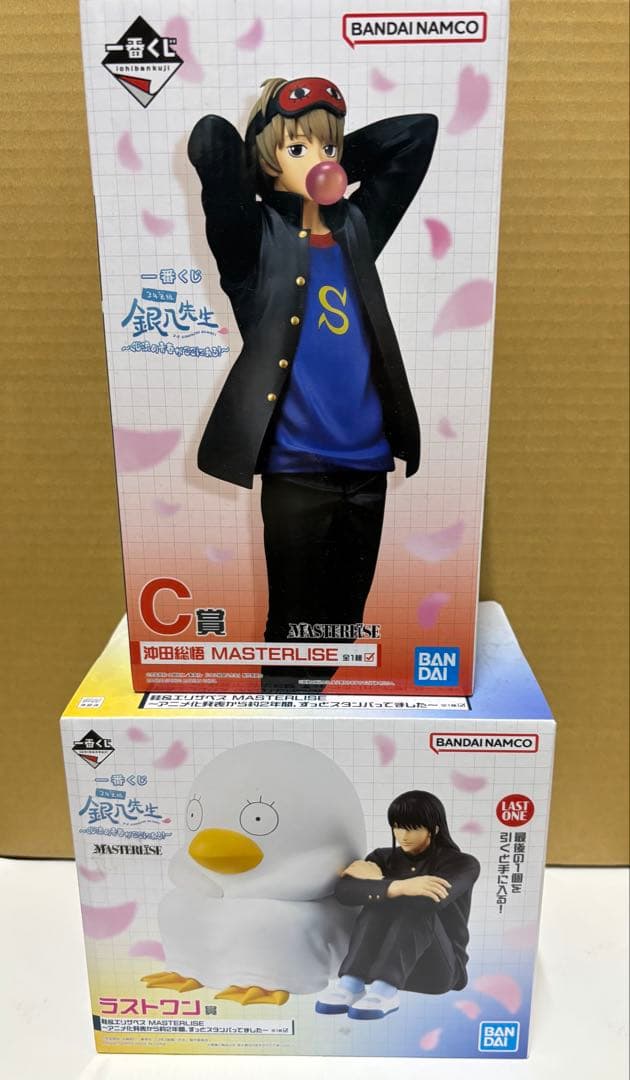 あ*す様 【一番くじ】3年Z組銀八先生(ラストワン賞)桂とエリザベス/(C賞)沖