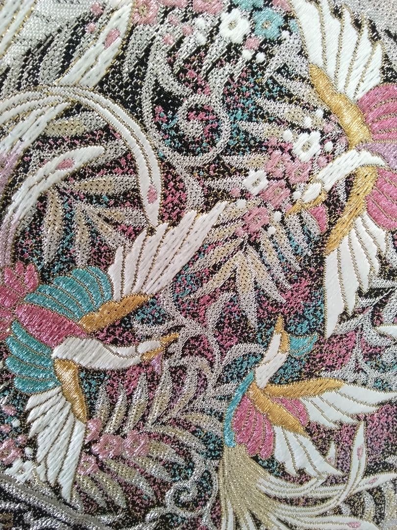 振袖フルセット、正絹振袖落款、成人式、重ね衿帯揚げ帯締、西陣袋帯ガード加工、襦袢