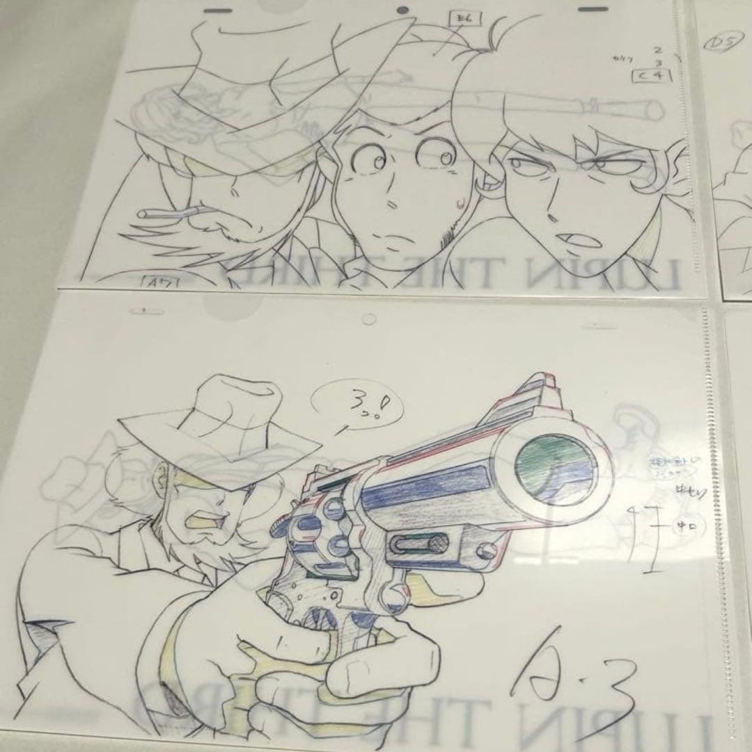 ルパン三世Part5 DVD購入特典 クリアファイル 5枚