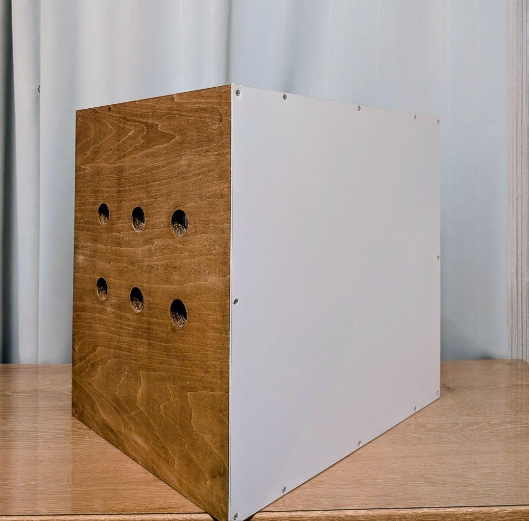 木製フクロウケージ・鳥用ケージ 引き出し付き 450×350×450 （送料込）