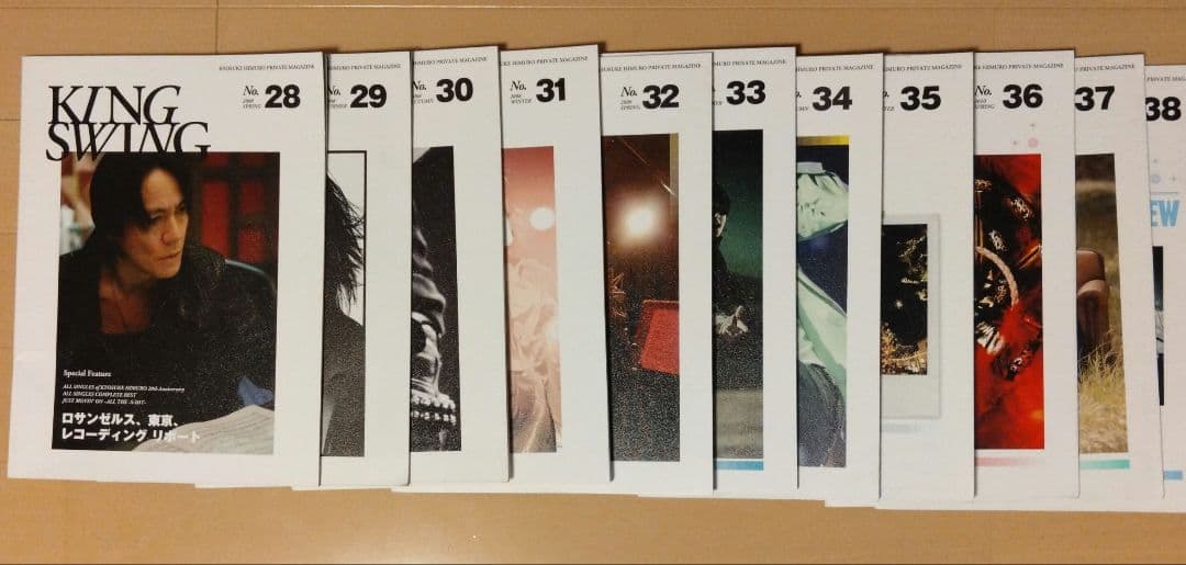 氷室京介　ファンクラブ　KING SWING会報　リニューアルVol.1〜38
