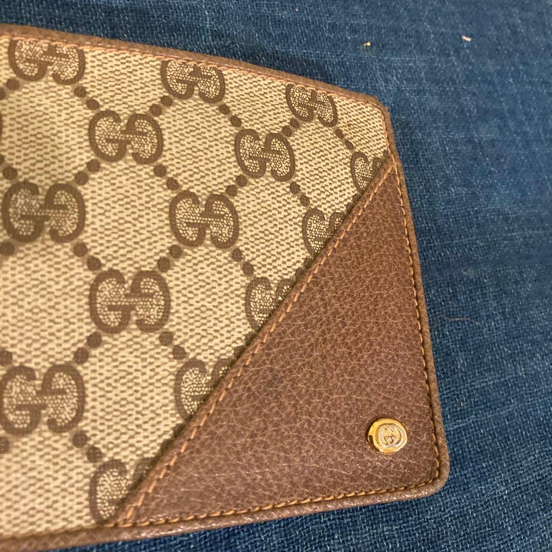 80s GUCCI グッチ　 small wallet 折りたたみ財布