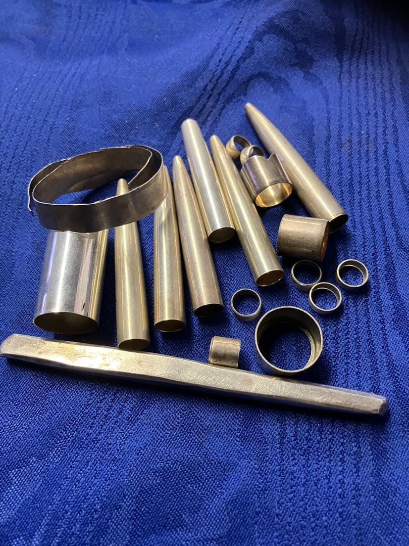 シルバー925 万年筆部品　金属製パーツセット 101g 銀細工用　まとめ