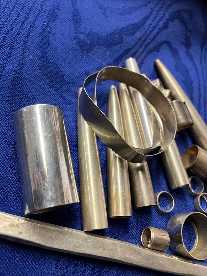 シルバー925 万年筆部品　金属製パーツセット 101g 銀細工用　まとめ