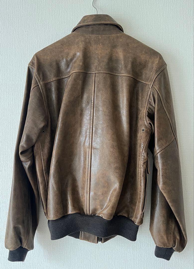 L.L.Bean レザーフライトジャケット A-2タイプ Sサイズ 本革