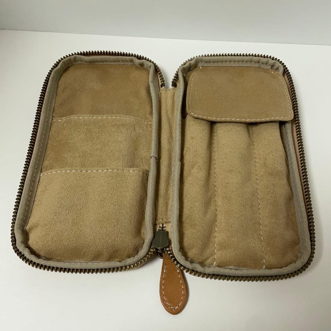 ＆Liebe 栃木レザー ジップペンケース