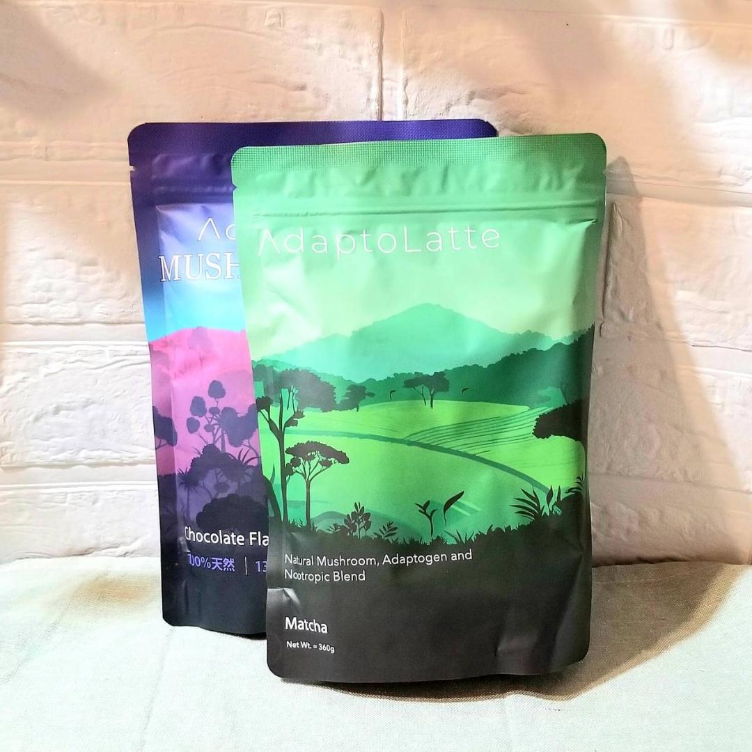 アダプトラテ（デカフェ+抹茶）★2時間以内発送可♪※各360g