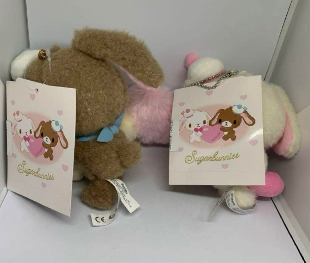 サンリオ　シュガーバニーズ マスコットホルダー ふわふわハートシリーズ
