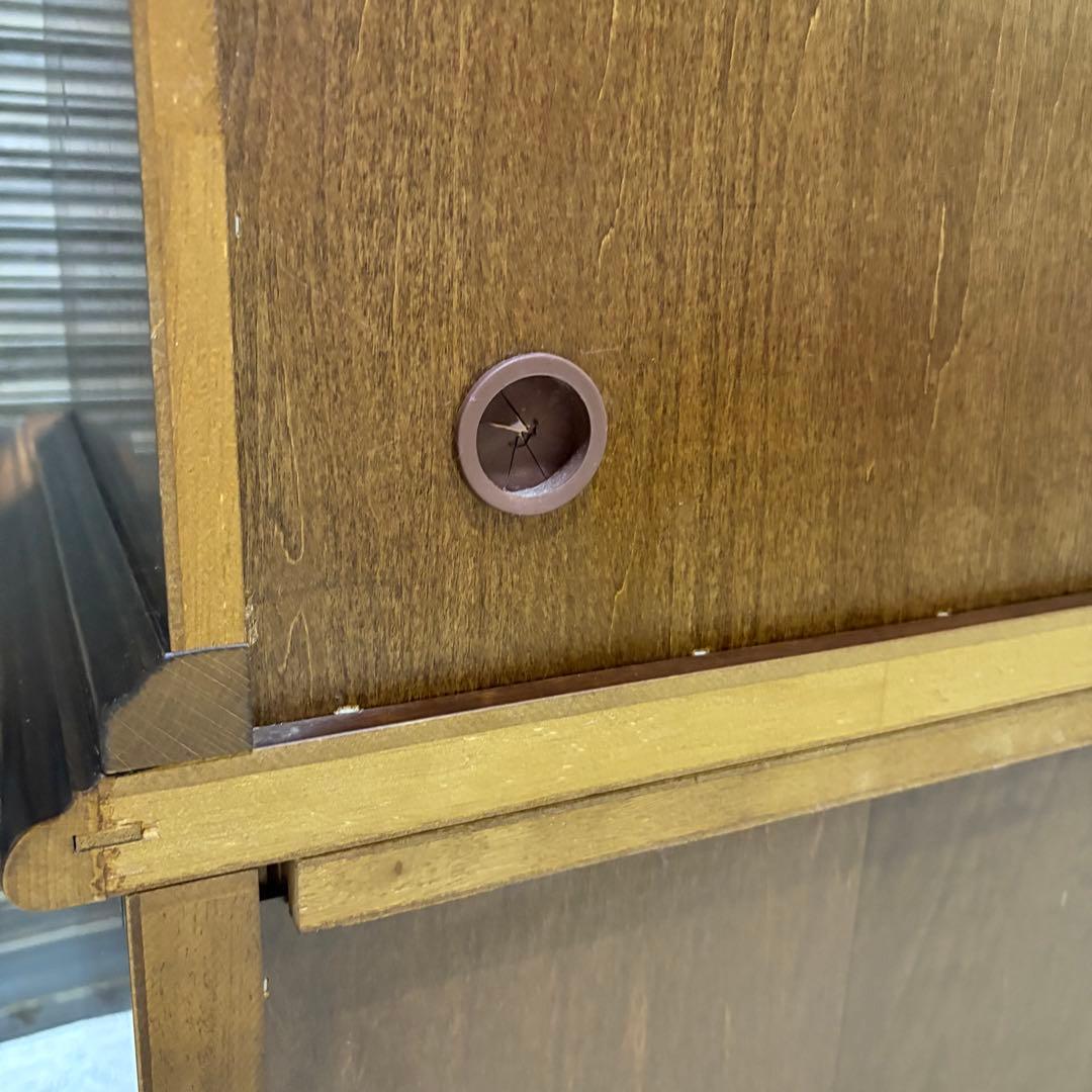 【福岡】【美品】カリモク karimoku 飾り棚 アンティーク ヴィンテージ