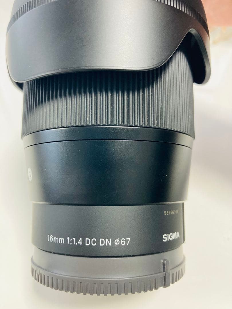 SIGMA 16mm F1.4 DC DN レンズ　SONY Eマウント