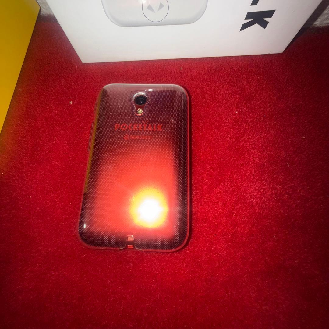 POCKETALK（ポケトーク）S レッド（グローバル通信対応モデル）