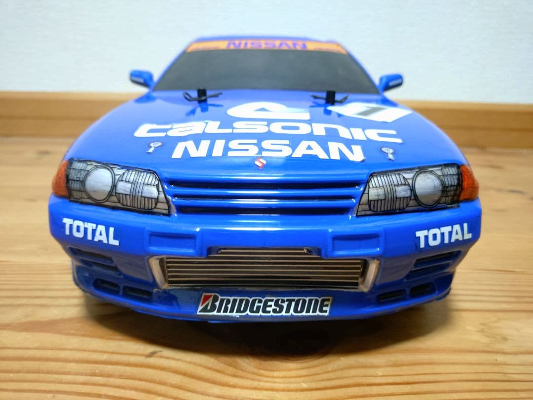 タミヤ　カルソニック　R32 スカイライン　ボディ　TA01　シャーシ　セット