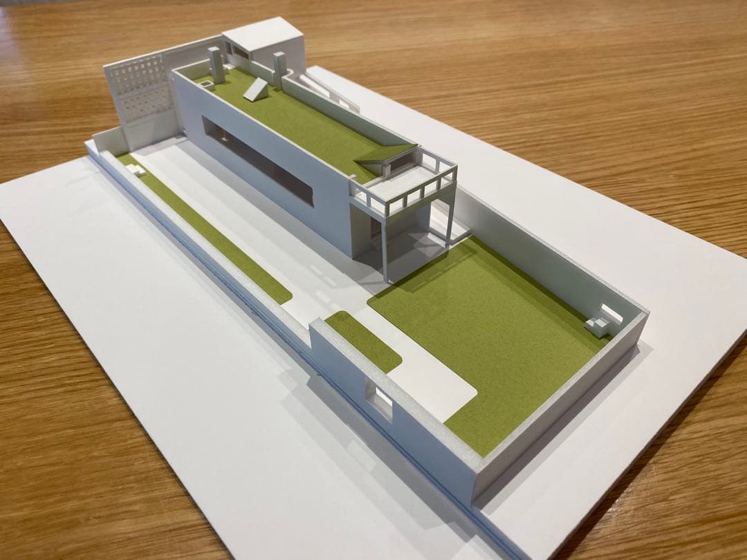 模型　ル・コルビュジエ　母の家　小さな家　1/100