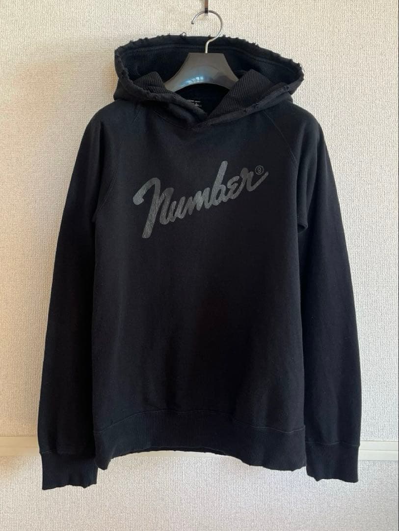 ナンバーナイン 本人期 フェンダーロゴパーカー ソロイスト