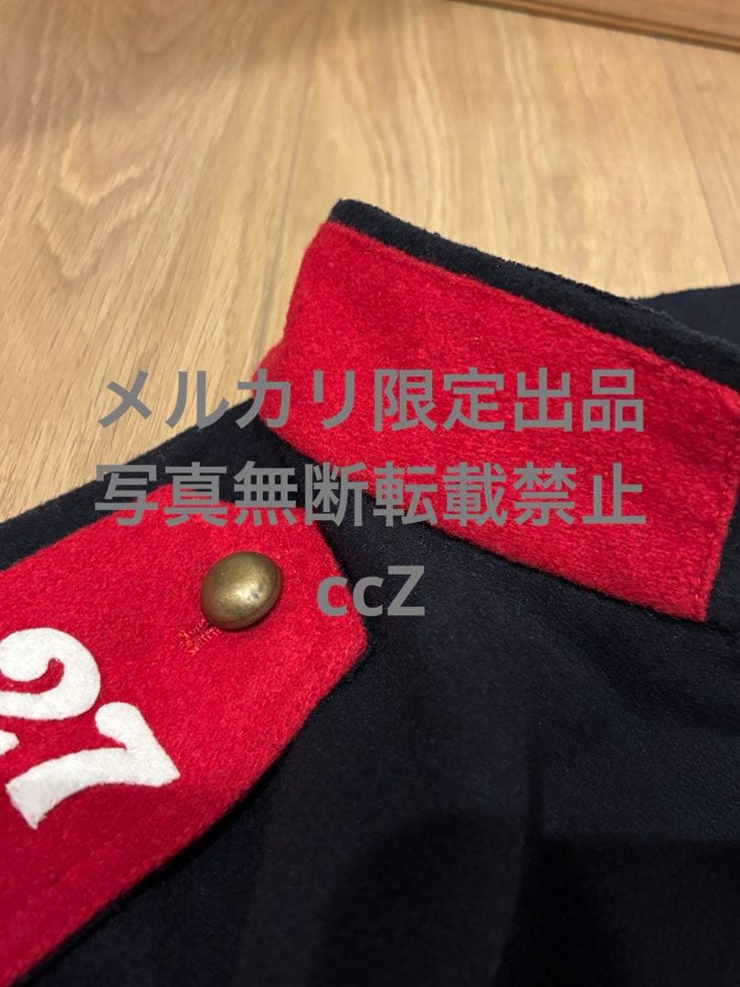 濃紺　明治陸軍　27連隊　軍装上着➕軍帽　濃紺ウール製　精密復刻版 小号