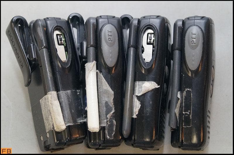 KENWOOD 特定小電力トランシーバー UTB-10 4個 充電台付