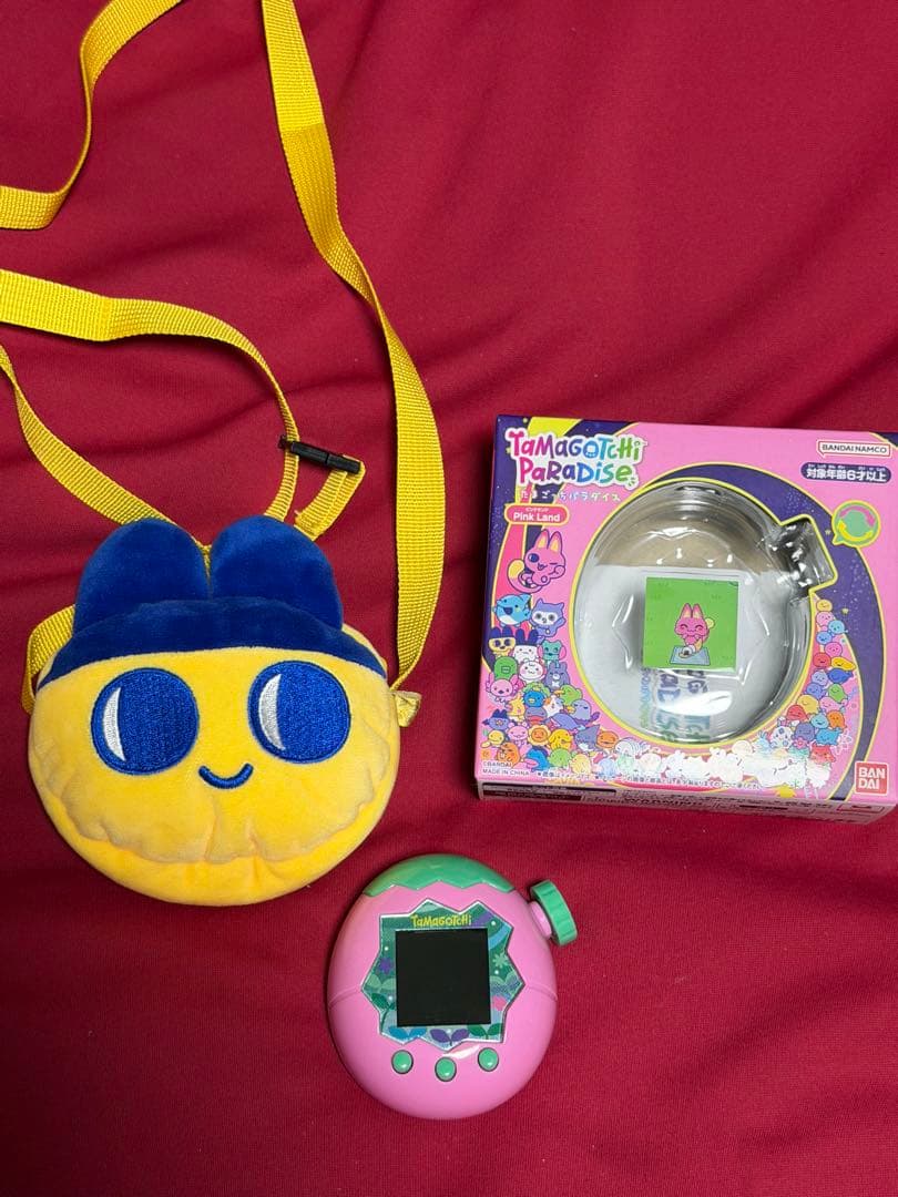 【美品】たまごっちパラダイス ピンクランド (おまけ付き)