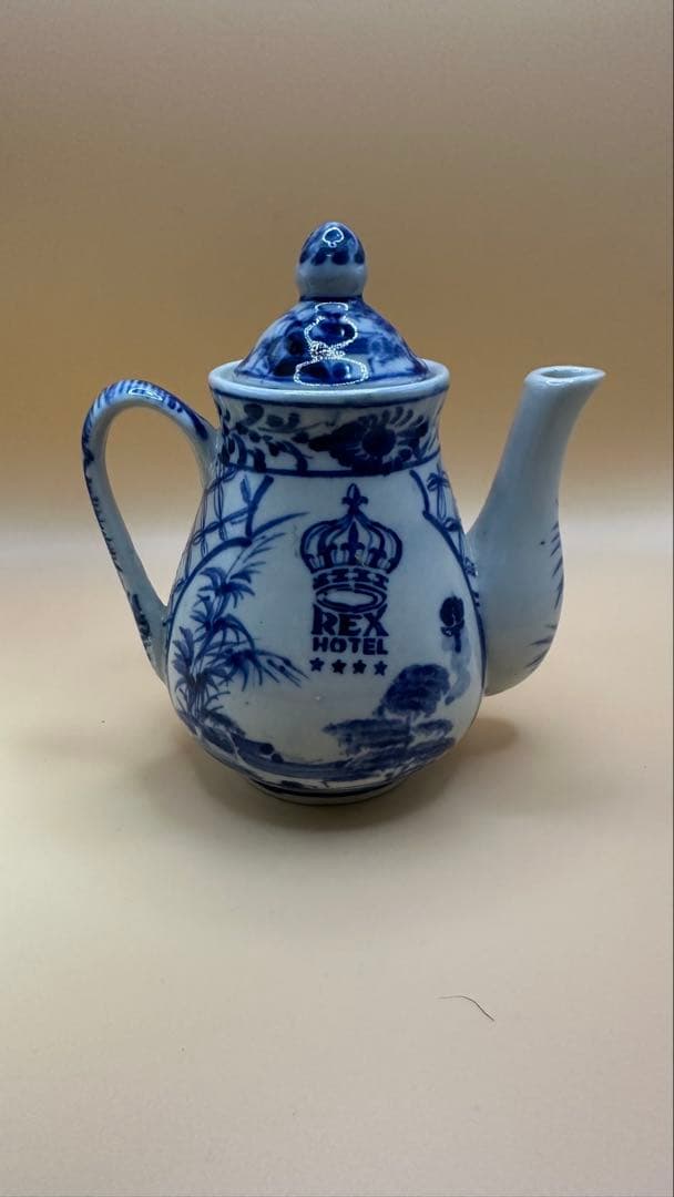 レックスホテル食器、コーヒーポット、クリーマー、シュガーポット，ナッツ皿のセット