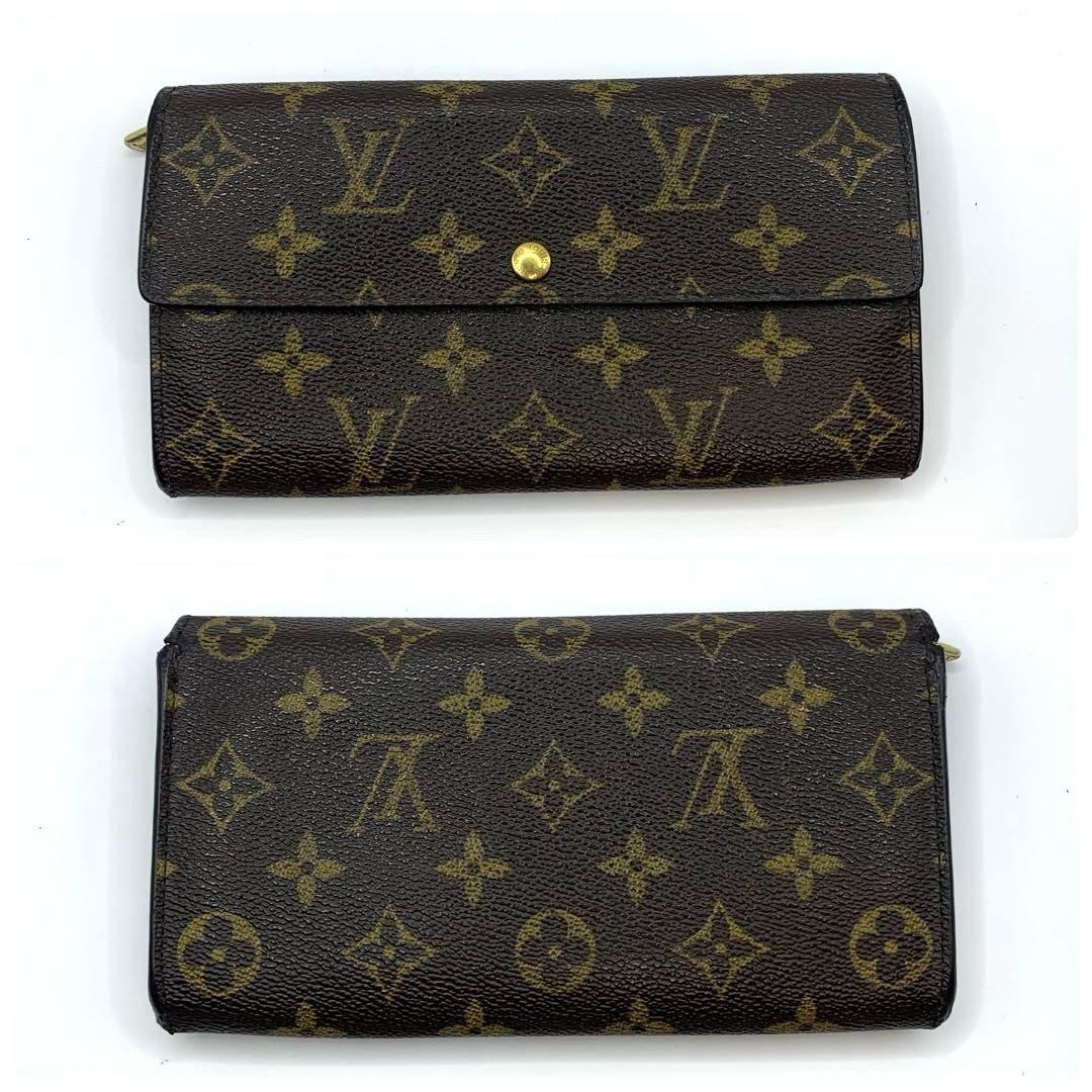 ルイヴィトン ポルトフォイユ 長財布 折り財布 二つ折り財布 モノグラム レザー