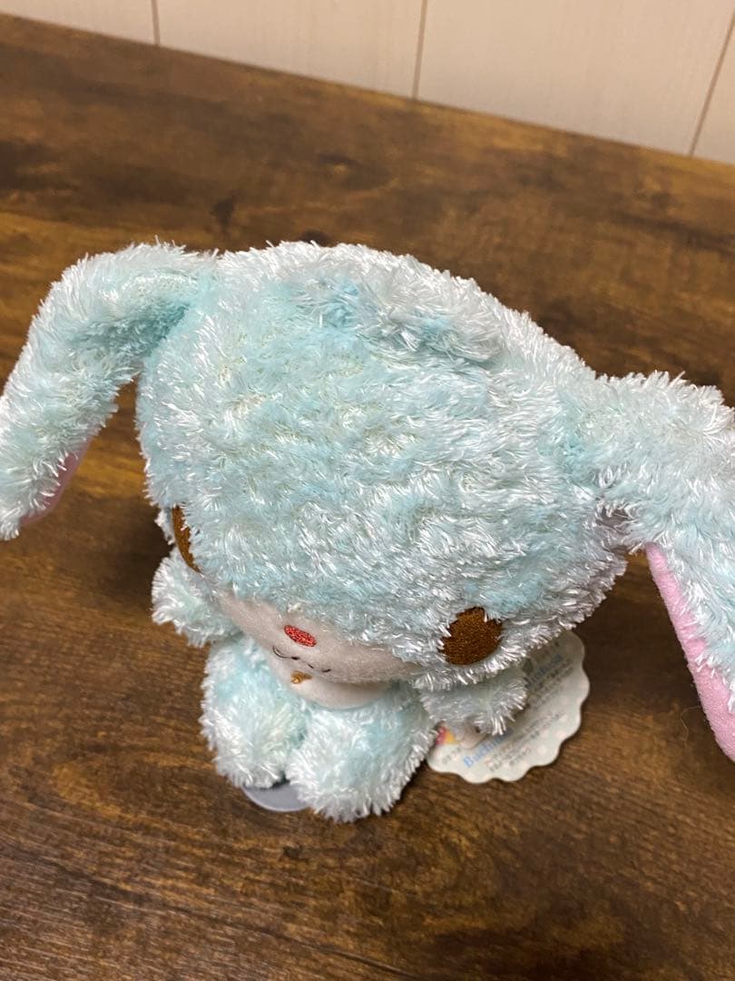 シュガーバニーズ　ぬいぐるみ　ミントうさ　ミントシシュウ　刺繍　サンリオ