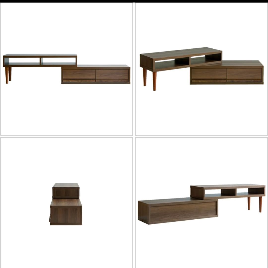 【値下げ】木製ブラウンテレビ台 引き出し付き