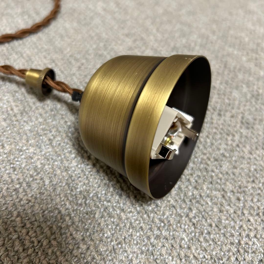 【ほぼ新品・電球付き！】flame galette glass ペンダントライト